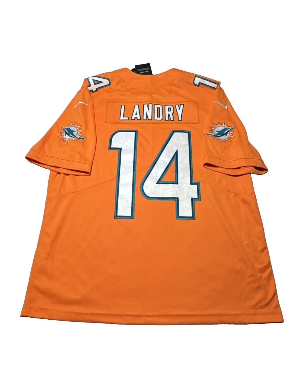 Miami Dolphins Jarvis Landry #14 Football Jersey Stitched XL Orange NFL Nike